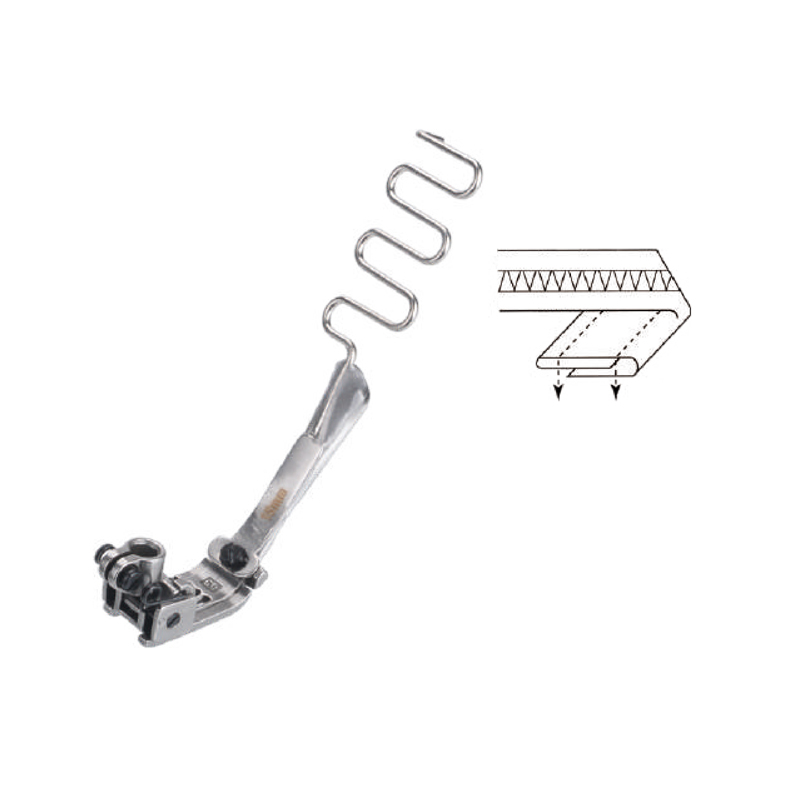 JZ-15539 443 Tape Attach Folder for Covering Stitch